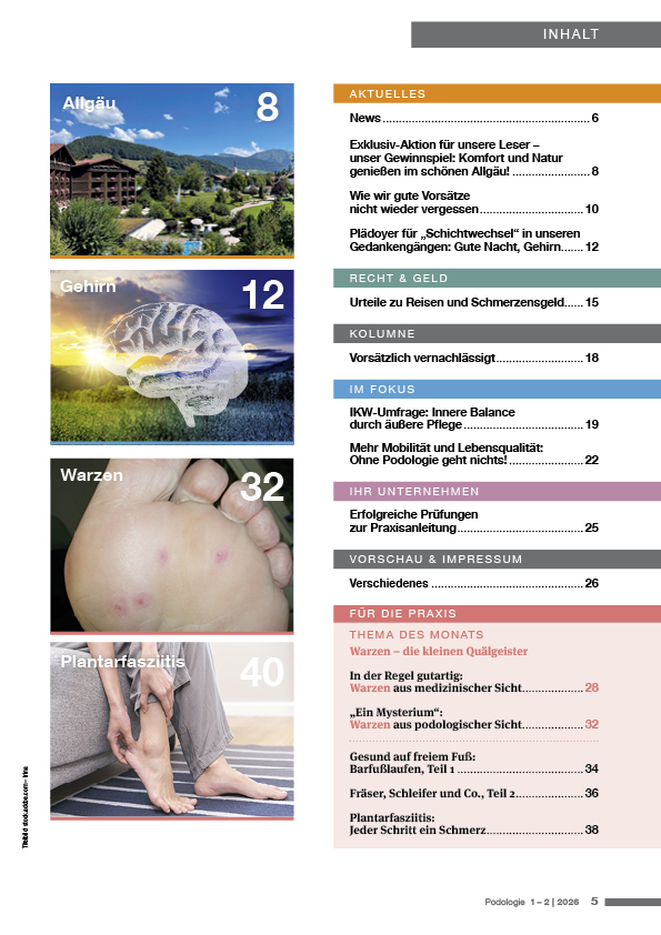 Podologie-INhalt-Zeitschrift-1-2026